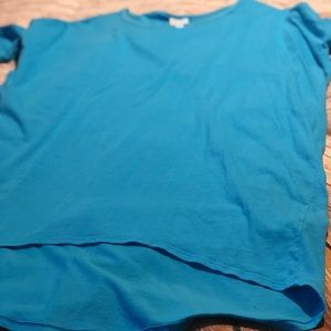 Bright light blue LULAROE Irma large 🦋🦋🦋🦋